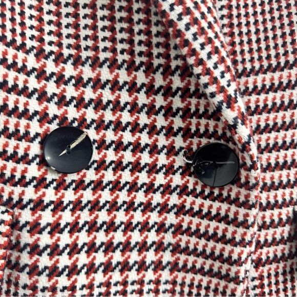 ONLY Classic Houndstooth Coat Sz Small - Picture 7 of 16